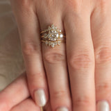 Diamond Halley Triad Ring - Lelya - bespoke engagement and wedding rings made in Scotland, UK