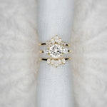 Diamond Halley Triad Ring - Lelya - bespoke engagement and wedding rings made in Scotland, UK