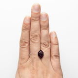 4.92ct Purple Hexagon Step Cut Sapphire - Lelya - bespoke engagement and wedding rings made in Scotland, UK