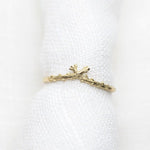 Crossed Willow Band - Lelya - bespoke engagement and wedding rings made in Scotland, UK