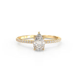 Diamond Gaia Frost Ring - Lelya - bespoke engagement and wedding rings made in Scotland, UK