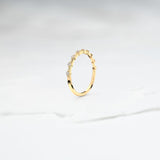 Diamond Ice Band - Lelya - bespoke engagement and wedding rings made in Scotland, UK