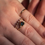 Diamond Ice Band - Lelya - bespoke engagement and wedding rings made in Scotland, UK