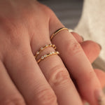 Diamond Ice Band - Lelya - bespoke engagement and wedding rings made in Scotland, UK