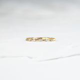 Diamond Ice Band (Semi) - Lelya - bespoke engagement and wedding rings made in Scotland, UK