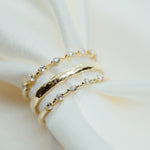 Diamond Ice Band (Semi) - Lelya - bespoke engagement and wedding rings made in Scotland, UK