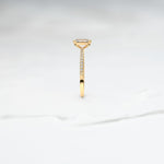 Diamond Maia Frost Ring - Lelya - bespoke engagement and wedding rings made in Scotland, UK