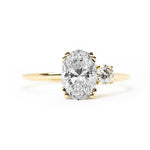 Diamond Toi et Moi Ring - Lelya - bespoke engagement and wedding rings made in Scotland, UK