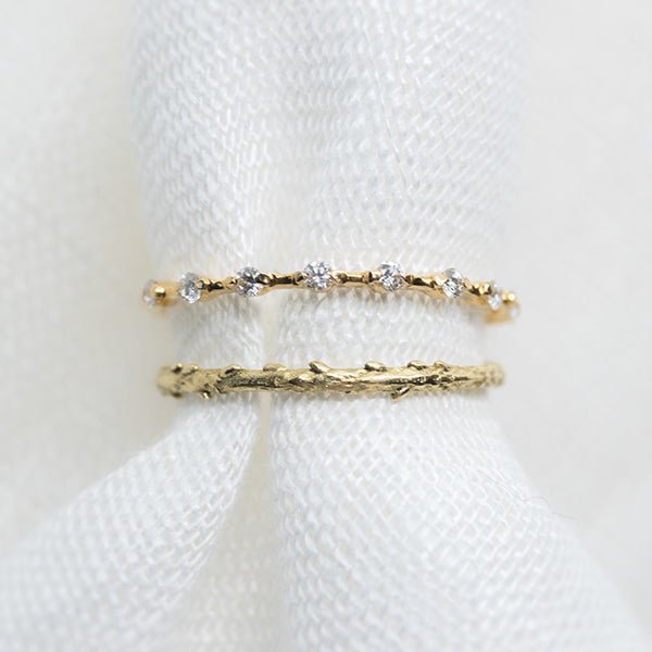 Willow Band - Lelya - bespoke engagement and wedding rings made in Scotland, UK
