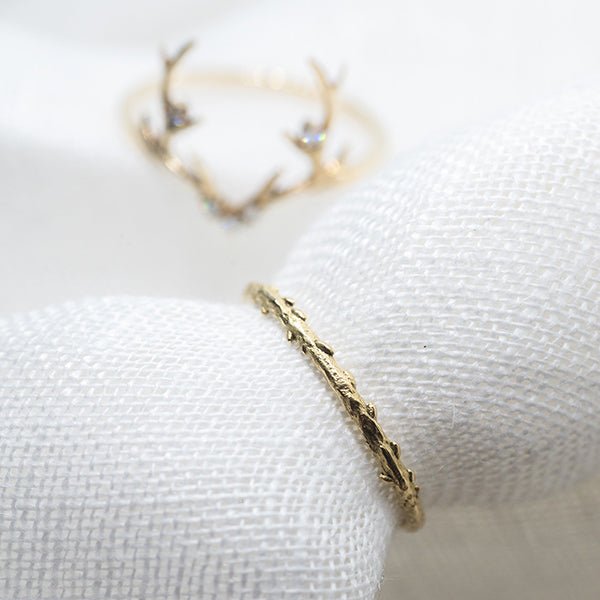 Willow Band - Lelya - bespoke engagement and wedding rings made in Scotland, UK