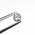 0.20ct 3.90x3.92x2.02mm I1 G Antique Old European Cut 25515 - 04 - Lelya - bespoke engagement and wedding rings made in Scotland, UK