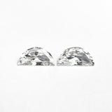 0.32cttw 2pc 5.80x2.93x1.37mm 5.95x3.02x1.48mm D - E VVS Half Moon Brilliant Matching Pair 26309 - 01 - Lelya - bespoke engagement and wedding rings made in Scotland, UK