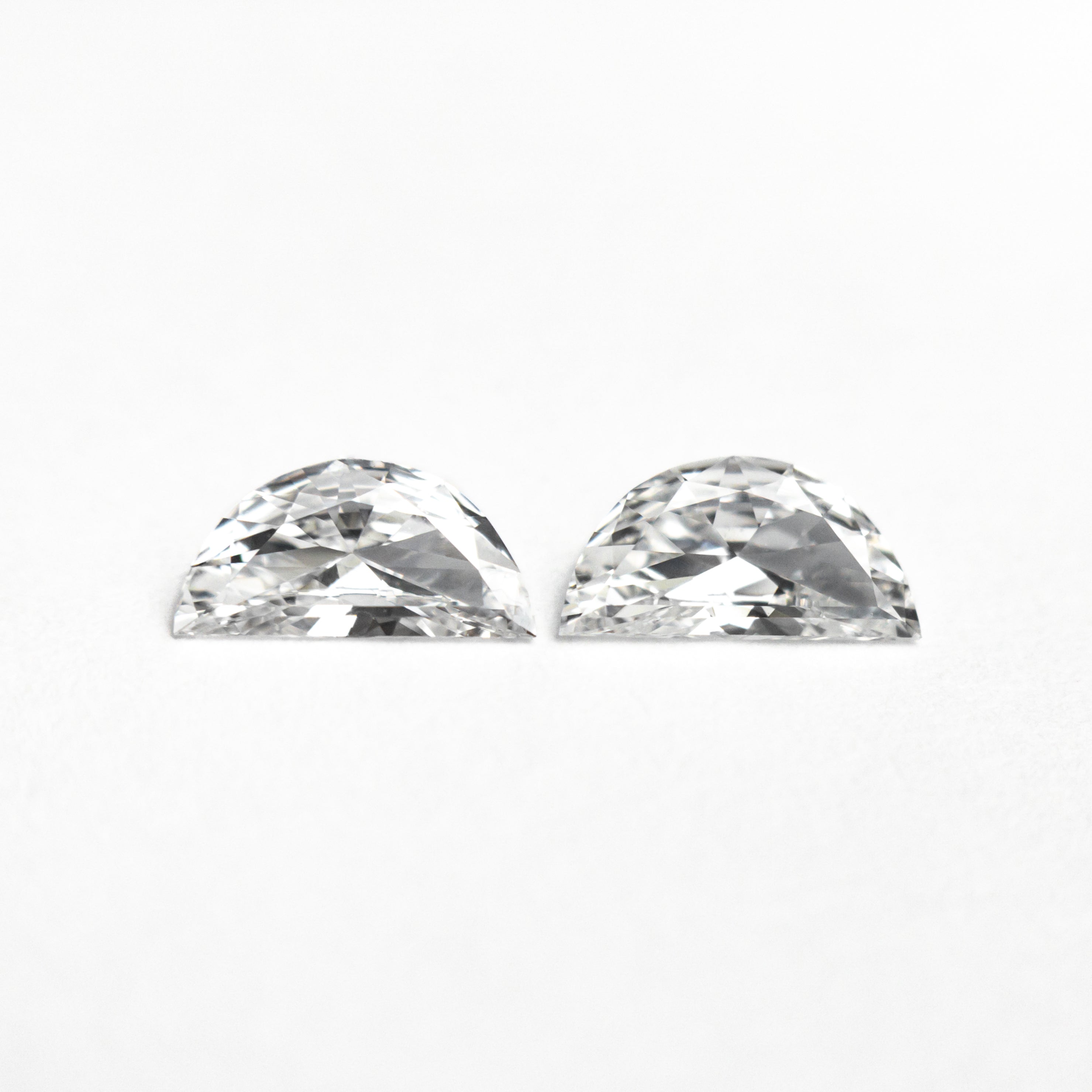 0.32cttw 2pc 5.80x2.93x1.37mm 5.95x3.02x1.48mm D - E VVS Half Moon Brilliant Matching Pair 26309 - 01 - Lelya - bespoke engagement and wedding rings made in Scotland, UK