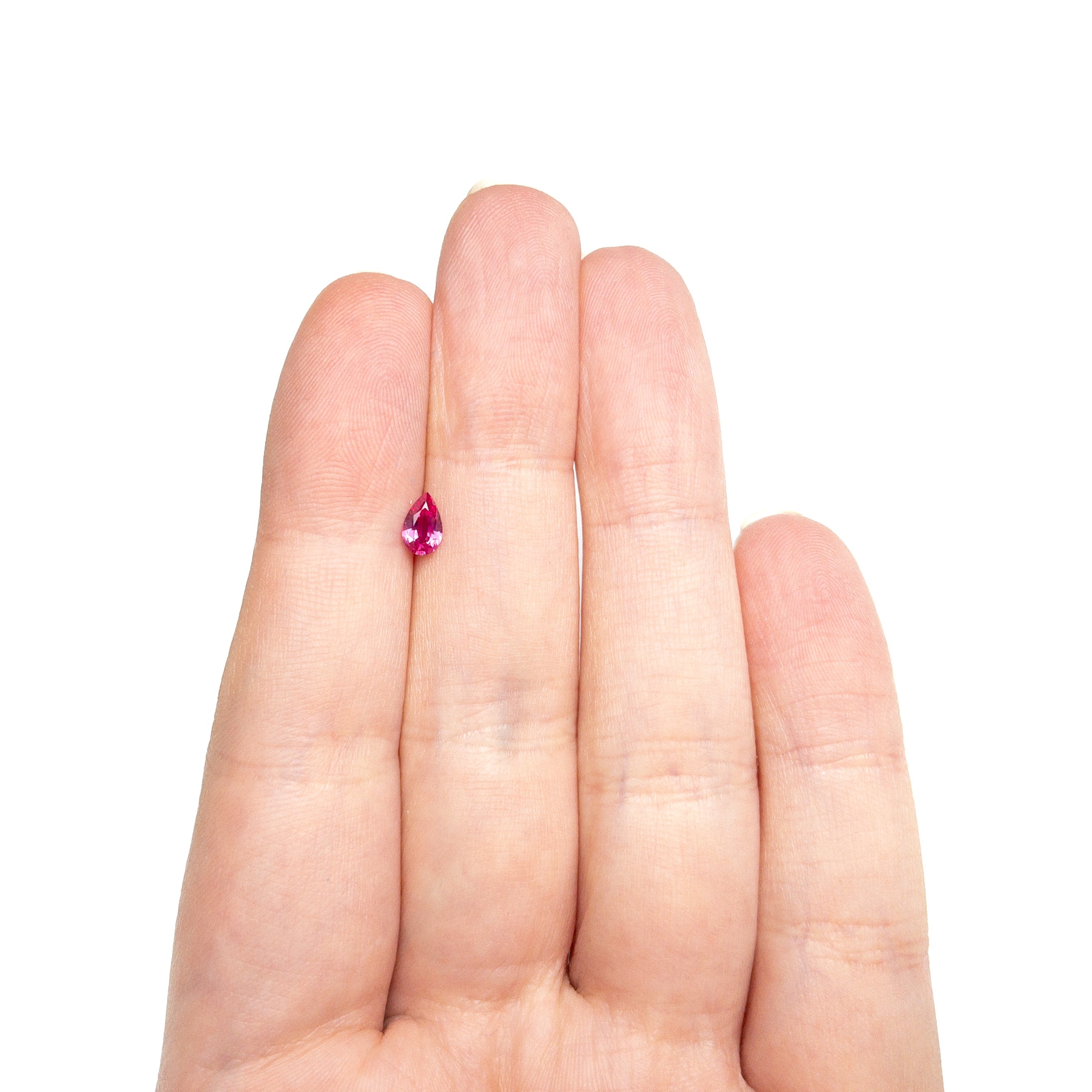 0.36ct 5.91x3.83x2.17mm Pear Brilliant Sapphire 27955 - 15 - Lelya - bespoke engagement and wedding rings made in Scotland, UK