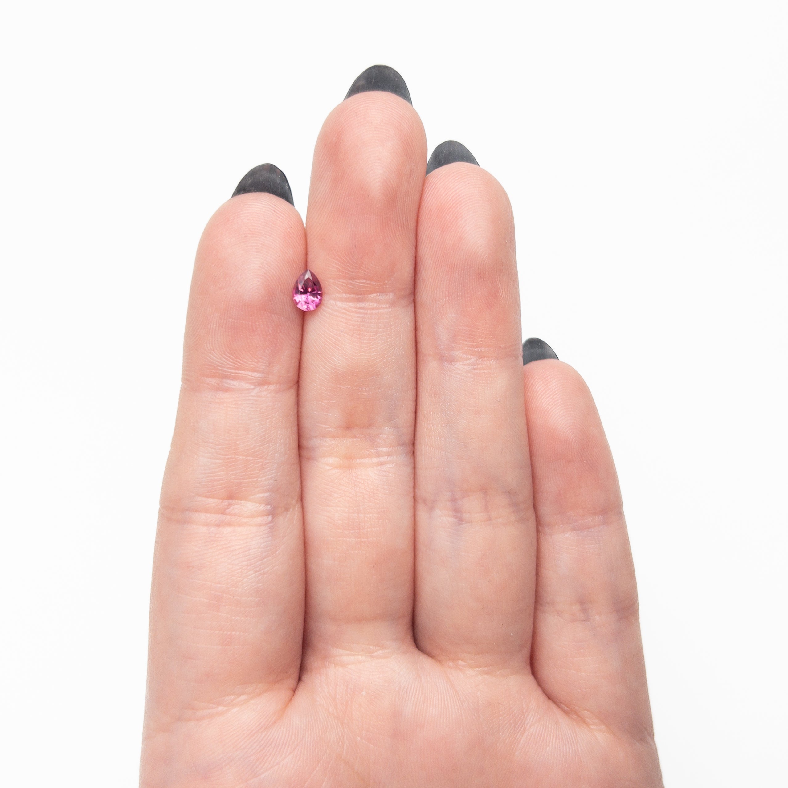 0.41ct 5.41x3.92x2.57mm Pear Brilliant Sapphire 27956 - 29 - Lelya - bespoke engagement and wedding rings made in Scotland, UK
