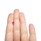 0.42ct 5.45x3.67x2.65mm Oval Brilliant Sapphire 27955 - 16 - Lelya - bespoke engagement and wedding rings made in Scotland, UK