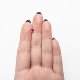 0.42ct 5.56x4.00x2.55mm Pear Brilliant Sapphire 27956 - 15 - Lelya - bespoke engagement and wedding rings made in Scotland, UK