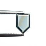 0.50ct 7.08x4.77x1.20mm Shield Portrait Cut Sapphire 27730-03 - Lelya - bespoke engagement and wedding rings made in Scotland, UK