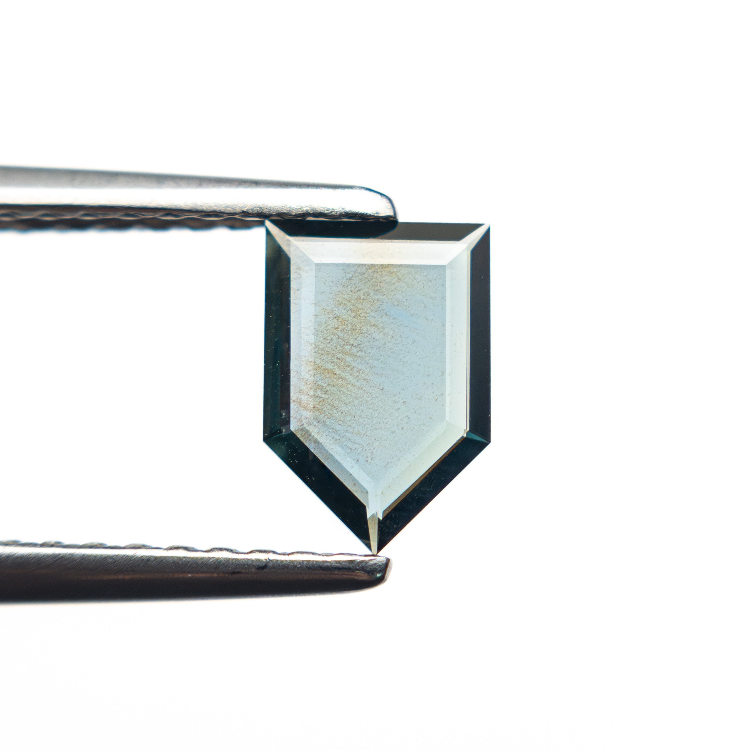 0.50ct 7.08x4.77x1.20mm Shield Portrait Cut Sapphire 27730-03 - Lelya - bespoke engagement and wedding rings made in Scotland, UK