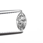 0.50ct 7.54x3.94x2.69mm Marquise Brilliant 27226-14 - Lelya - bespoke engagement and wedding rings made in Scotland, UK