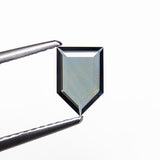 0.52ct 7.07x4.78x1.25mm Shield Portrait Cut Sapphire 27730-07 - Lelya - bespoke engagement and wedding rings made in Scotland, UK