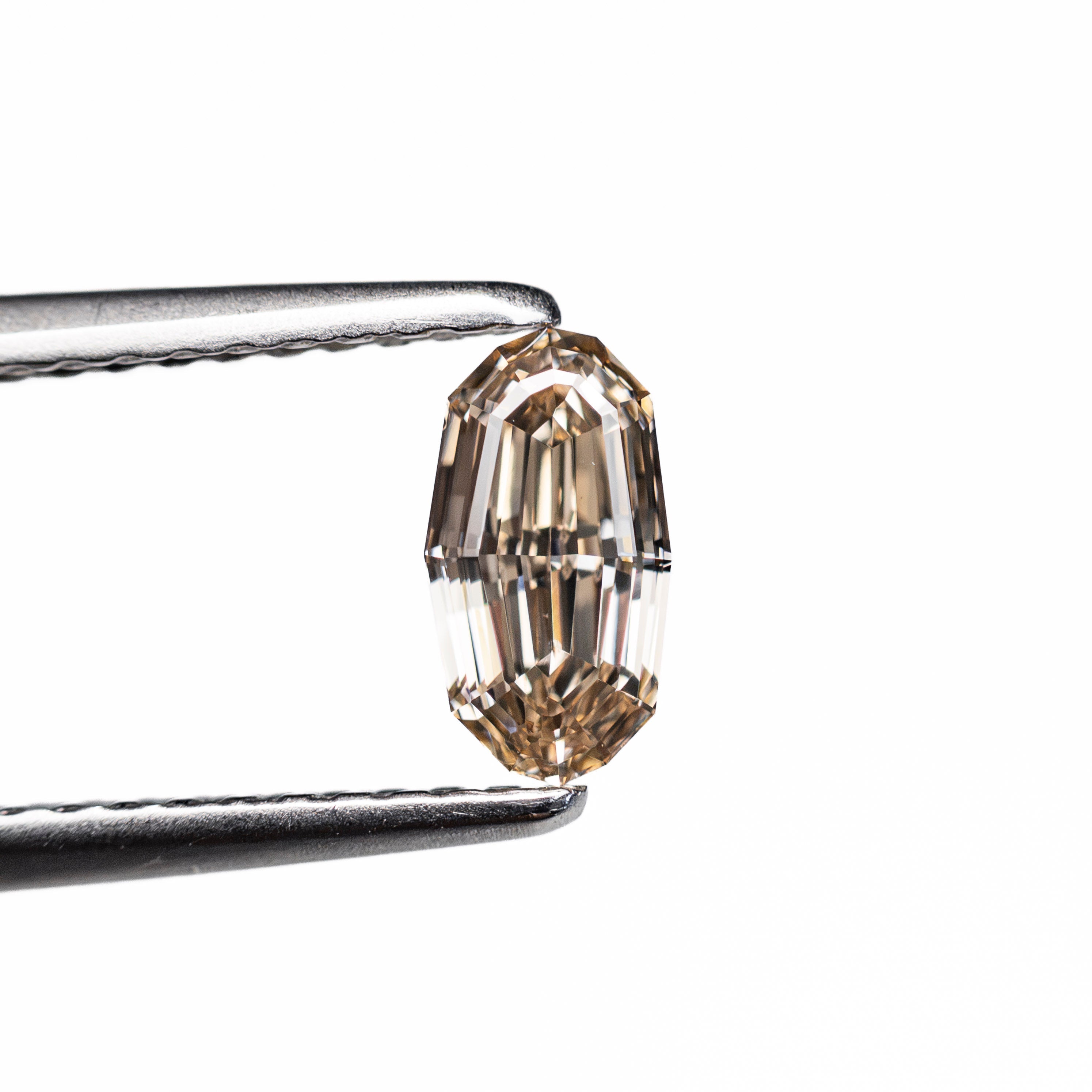 0.53ct 6.89x3.70x2.46mm SI1 C4 Geo Oval Step Cut 🇿🇦 28060-04 - Lelya - bespoke engagement and wedding rings made in Scotland, UK