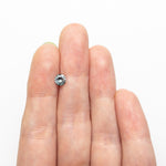 0.54ct 4.99x4.98x2.96mm Round Brilliant Sapphire 26556 - 13 - Lelya - bespoke engagement and wedding rings made in Scotland, UK