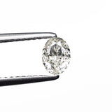 0.56ct 5.52x4.13x2.96mm SI1 I Oval Brilliant 27065 - 03 - Lelya - bespoke engagement and wedding rings made in Scotland, UK