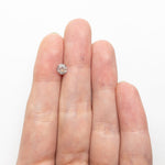 0.57ct 5.03x4.97x3.11mm Round Brilliant Sapphire 26556 - 05 - Lelya - bespoke engagement and wedding rings made in Scotland, UK