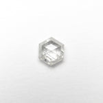 0.57ct 5.52x4.75x2.58mm Hexagon Rosecut 25457 - 17 - Lelya - bespoke engagement and wedding rings made in Scotland, UK