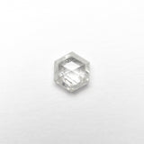 0.57ct 5.52x4.75x2.58mm Hexagon Rosecut 25457 - 17 - Lelya - bespoke engagement and wedding rings made in Scotland, UK