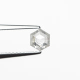 0.57ct 5.52x4.75x2.58mm Hexagon Rosecut 25457 - 17 - Lelya - bespoke engagement and wedding rings made in Scotland, UK