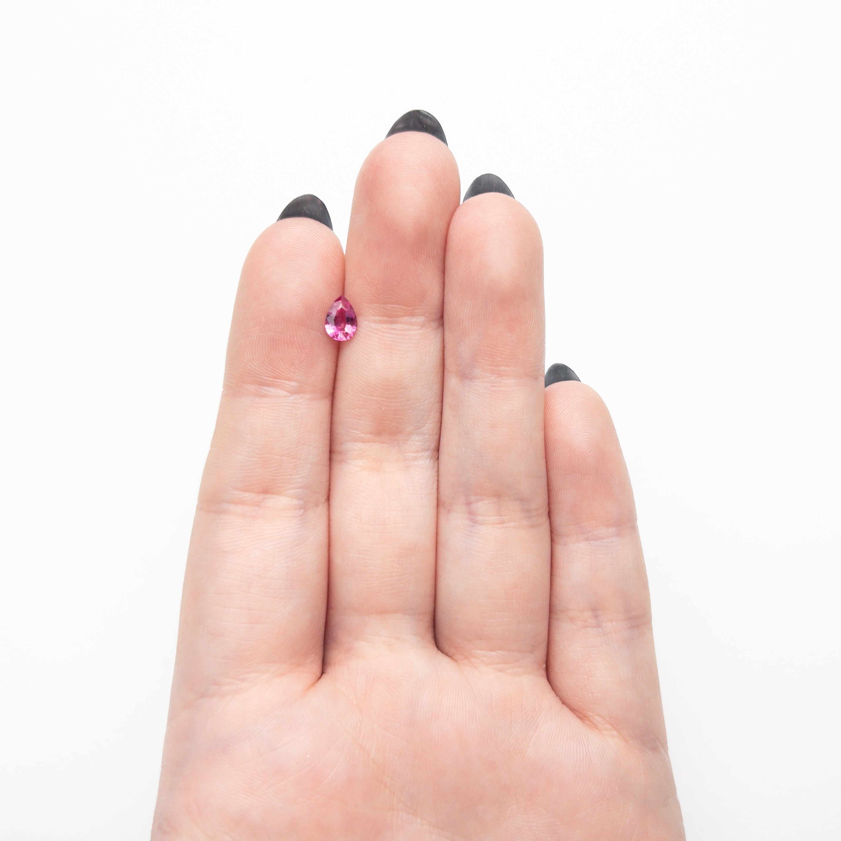 0.58ct 6.50x4.56x2.58mm Pear Brilliant Sapphire 27956 - 19 - Lelya - bespoke engagement and wedding rings made in Scotland, UK