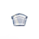0.59ct 5.61x7.04x1.35mm Shield Portrait Cut Sapphire 27740-13 - Lelya - bespoke engagement and wedding rings made in Scotland, UK
