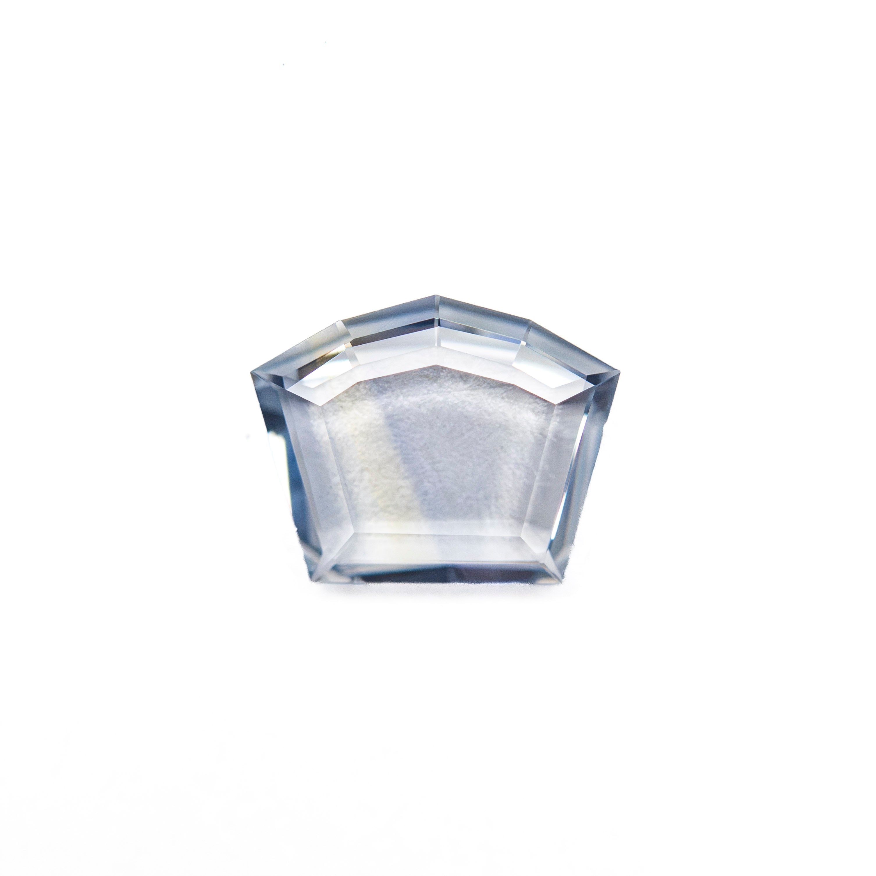 0.59ct 5.61x7.04x1.35mm Shield Portrait Cut Sapphire 27740-13 - Lelya - bespoke engagement and wedding rings made in Scotland, UK