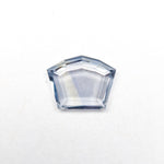 0.59ct 5.61x7.04x1.35mm Shield Portrait Cut Sapphire 27740-13 - Lelya - bespoke engagement and wedding rings made in Scotland, UK