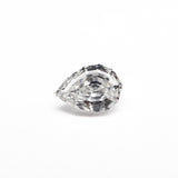 0.59ct 6.53x4.42x2.91mm SI1 F Geo Pear Step Cut 🇨🇦 27644 - 01 - Lelya - bespoke engagement and wedding rings made in Scotland, UK