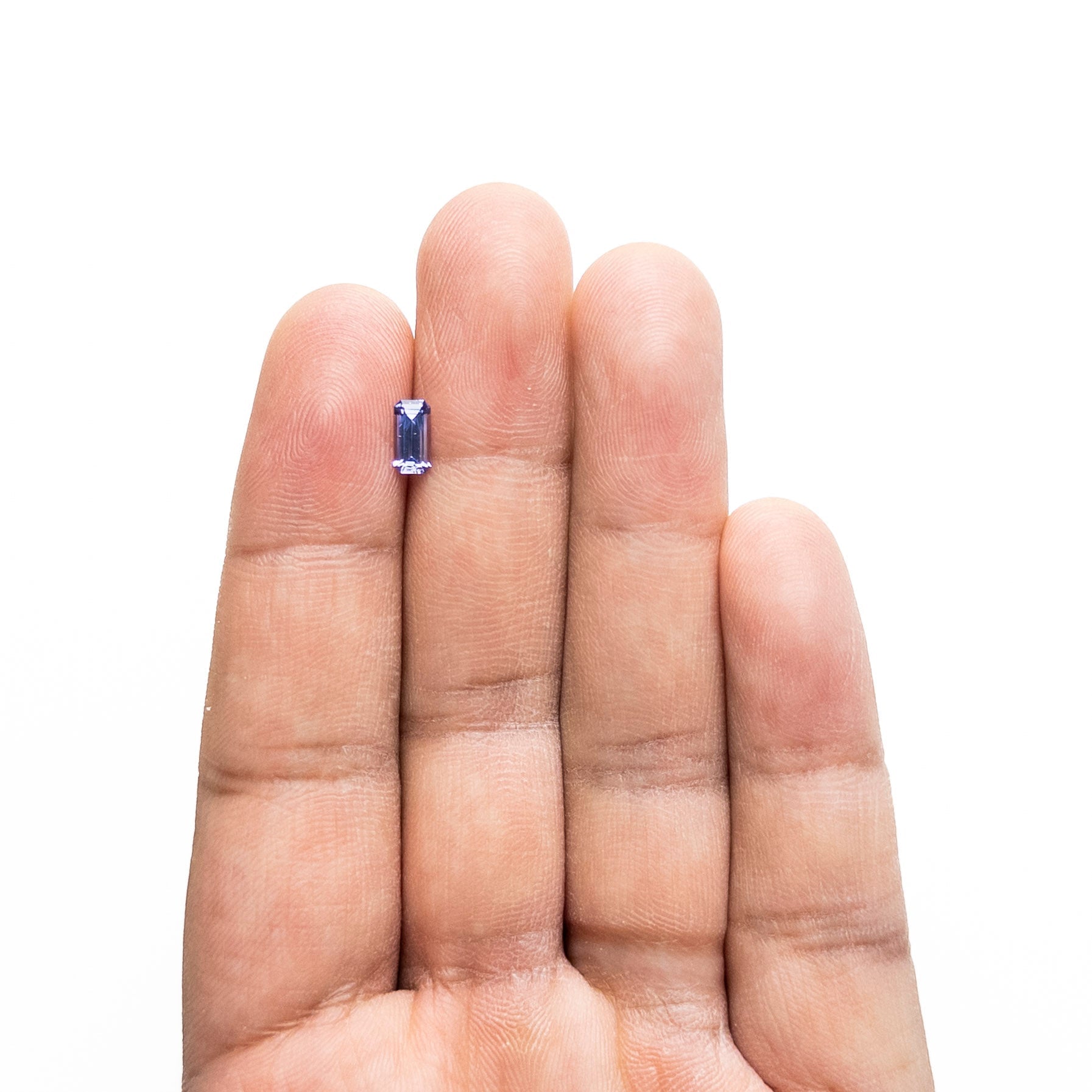 0.62ct 6.96x3.49x2.46mm Cut Corner Rectangle Step Cut Sapphire 27721 - 03 - Lelya - bespoke engagement and wedding rings made in Scotland, UK