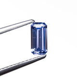 0.62ct 6.96x3.49x2.46mm Cut Corner Rectangle Step Cut Sapphire 27721 - 03 - Lelya - bespoke engagement and wedding rings made in Scotland, UK