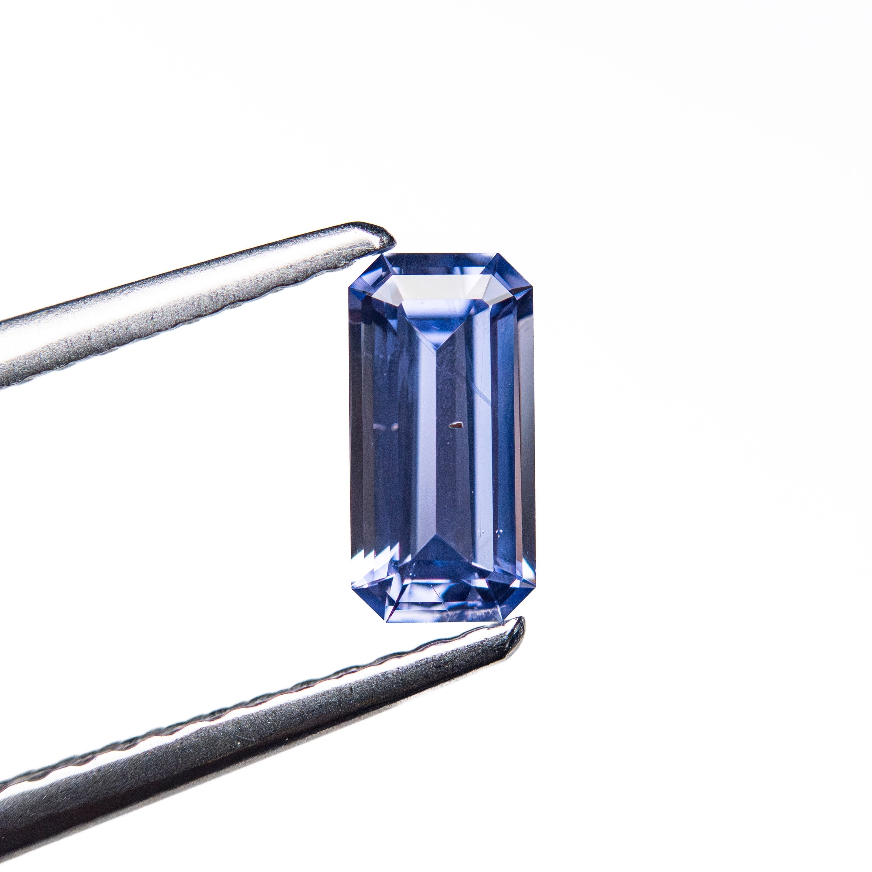 0.62ct 6.96x3.49x2.46mm Cut Corner Rectangle Step Cut Sapphire 27721 - 03 - Lelya - bespoke engagement and wedding rings made in Scotland, UK