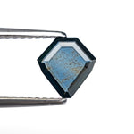 0.62ct 7.08x6.90x1.30mm Shield Portrait Cut Sapphire 27730-01 - Lelya - bespoke engagement and wedding rings made in Scotland, UK