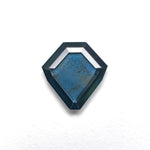 0.62ct 7.08x6.90x1.30mm Shield Portrait Cut Sapphire 27730-01 - Lelya - bespoke engagement and wedding rings made in Scotland, UK