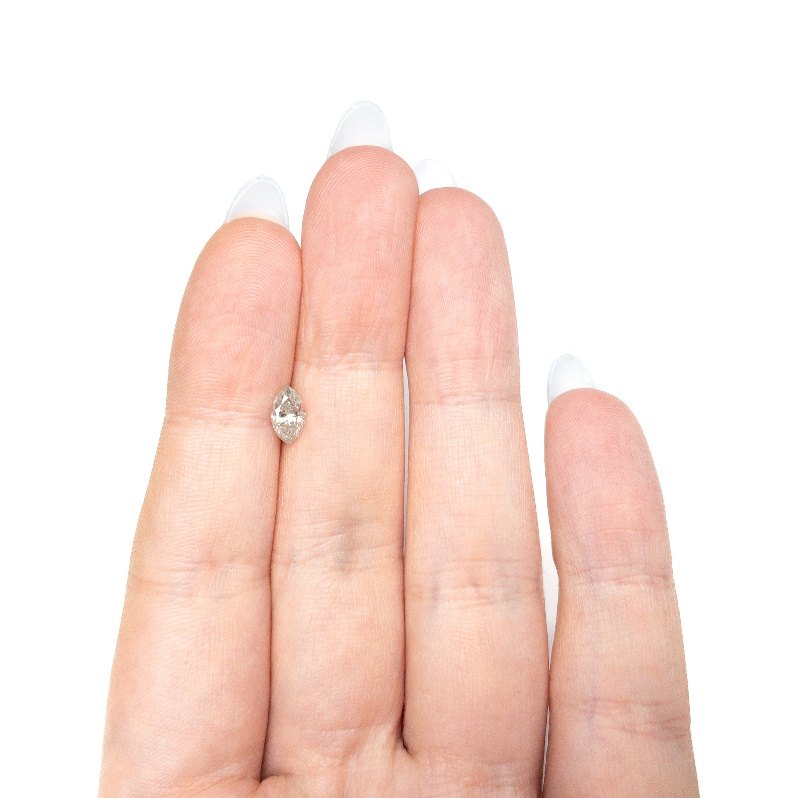 0.62ct 7.52x4.35x3.02mm Marquise Brilliant 27226-43 - Lelya - bespoke engagement and wedding rings made in Scotland, UK