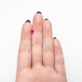 0.63ct 5.43x4.68x2.77mm Cushion Brilliant Sapphire 27956 - 18 - Lelya - bespoke engagement and wedding rings made in Scotland, UK