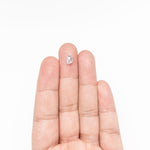 0.63ct 6.98x4.49x2.40mm Half Moon Double Cut 25807 - 28 - Lelya - bespoke engagement and wedding rings made in Scotland, UK