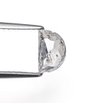 0.63ct 6.98x4.49x2.40mm Half Moon Double Cut 25807 - 28 - Lelya - bespoke engagement and wedding rings made in Scotland, UK