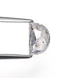 0.63ct 6.98x4.49x2.40mm Half Moon Double Cut 25807 - 28 - Lelya - bespoke engagement and wedding rings made in Scotland, UK