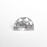 0.63ct 6.98x4.49x2.40mm Half Moon Double Cut 25807 - 28 - Lelya - bespoke engagement and wedding rings made in Scotland, UK