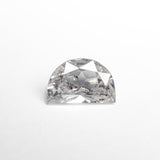 0.63ct 6.98x4.49x2.40mm Half Moon Double Cut 25807 - 28 - Lelya - bespoke engagement and wedding rings made in Scotland, UK