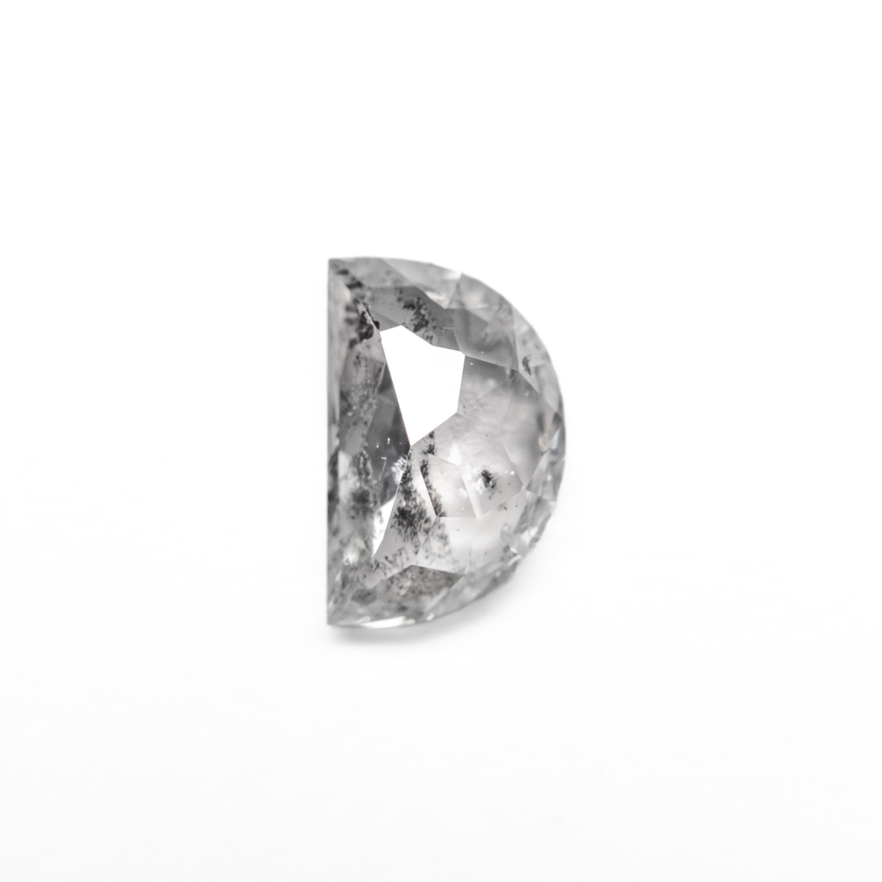 0.63ct 6.98x4.49x2.40mm Half Moon Double Cut 25807 - 28 - Lelya - bespoke engagement and wedding rings made in Scotland, UK